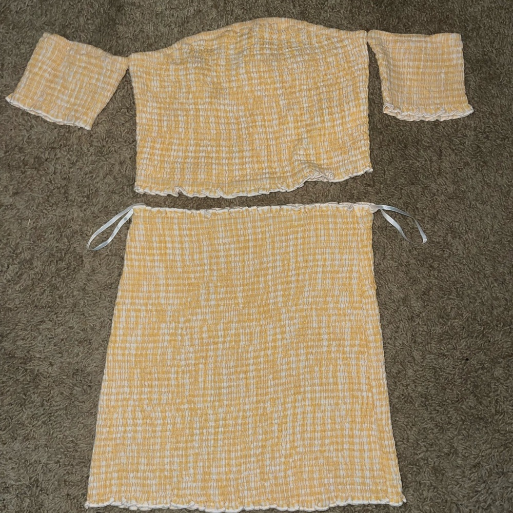 Wild Honey Yellow Off-Shoulder Casual Dress